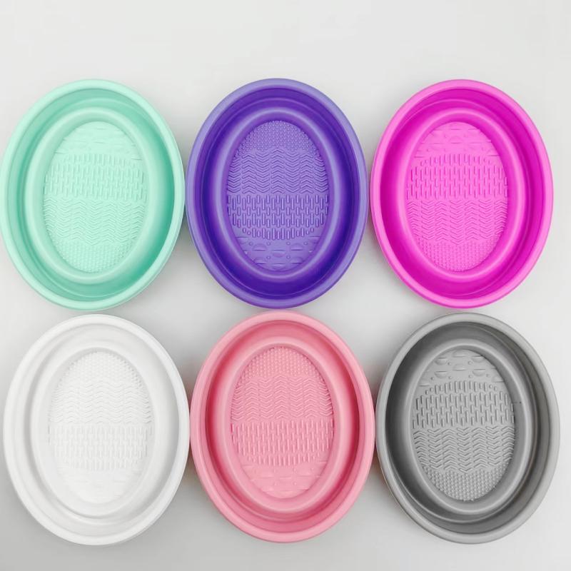 Beauty Makeup Kit - Cuenco de limpieza plegable para esponjas