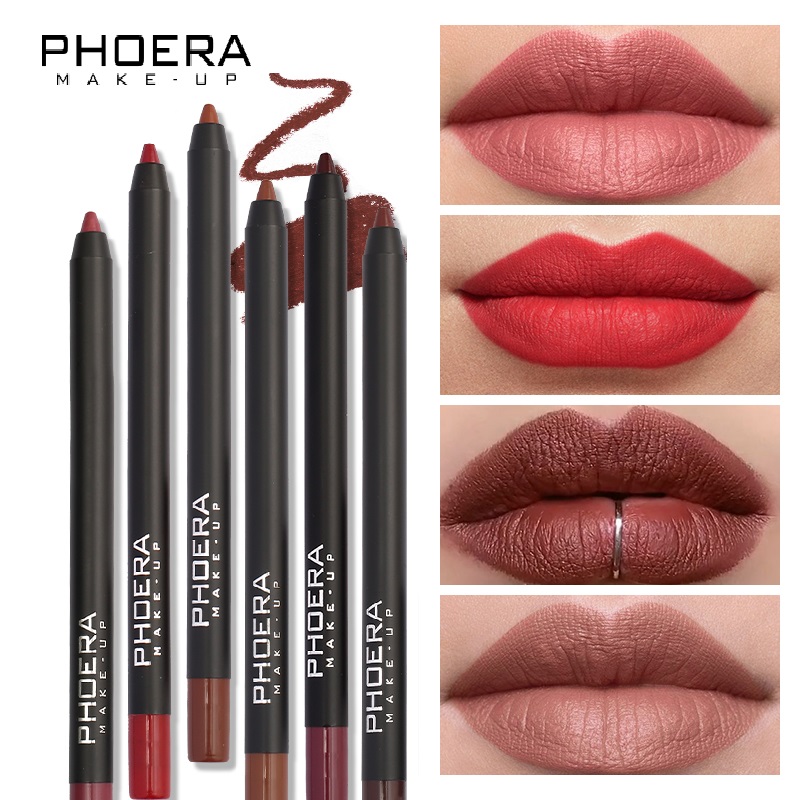 Lip Liner Pencil - Lápiz labial de 13 colores, lápices