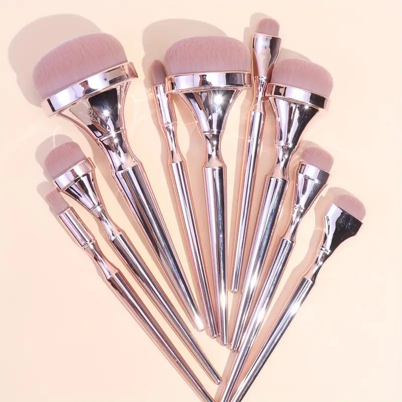 Beauty Rose Makeup - Set de 9 Brochas de Maquillaje