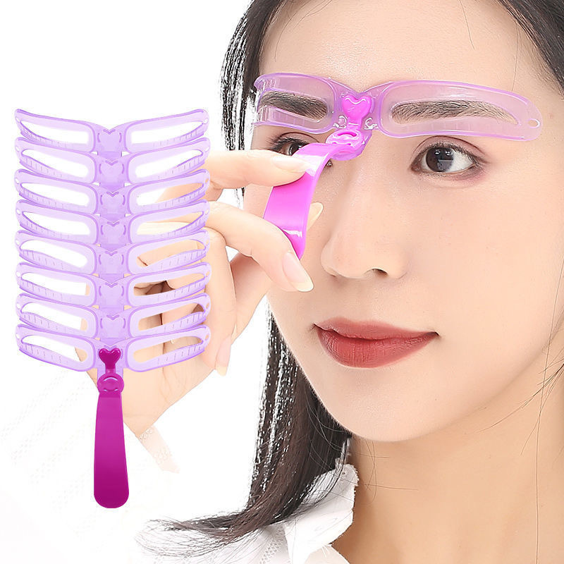 Beauty Makeup Tools Set - Plantilla reutilizable 8 en 1 para