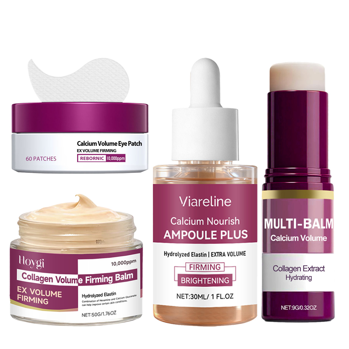 Collagen Eye Patch - Set de Cuidado Facial con Calcio