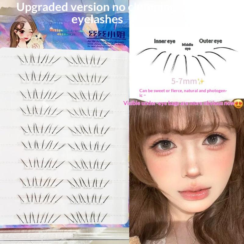 Beauty Makeup Tools Set - 1 Juego de Pestañas Inferiores Autoadhesivas,