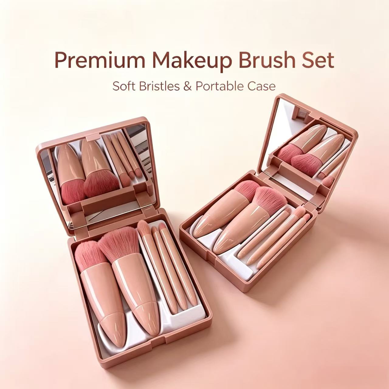 Beauty Makeup Tools Set - Juego de 5 brochas de maquillaje