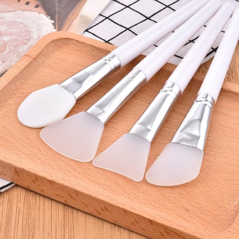 Beauty Makeup Tools Set - Juego de 4 Brochas de Silicona