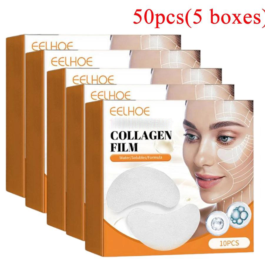 Collagen Eye Patch - Parches solubles de colágeno, 5 cajas,