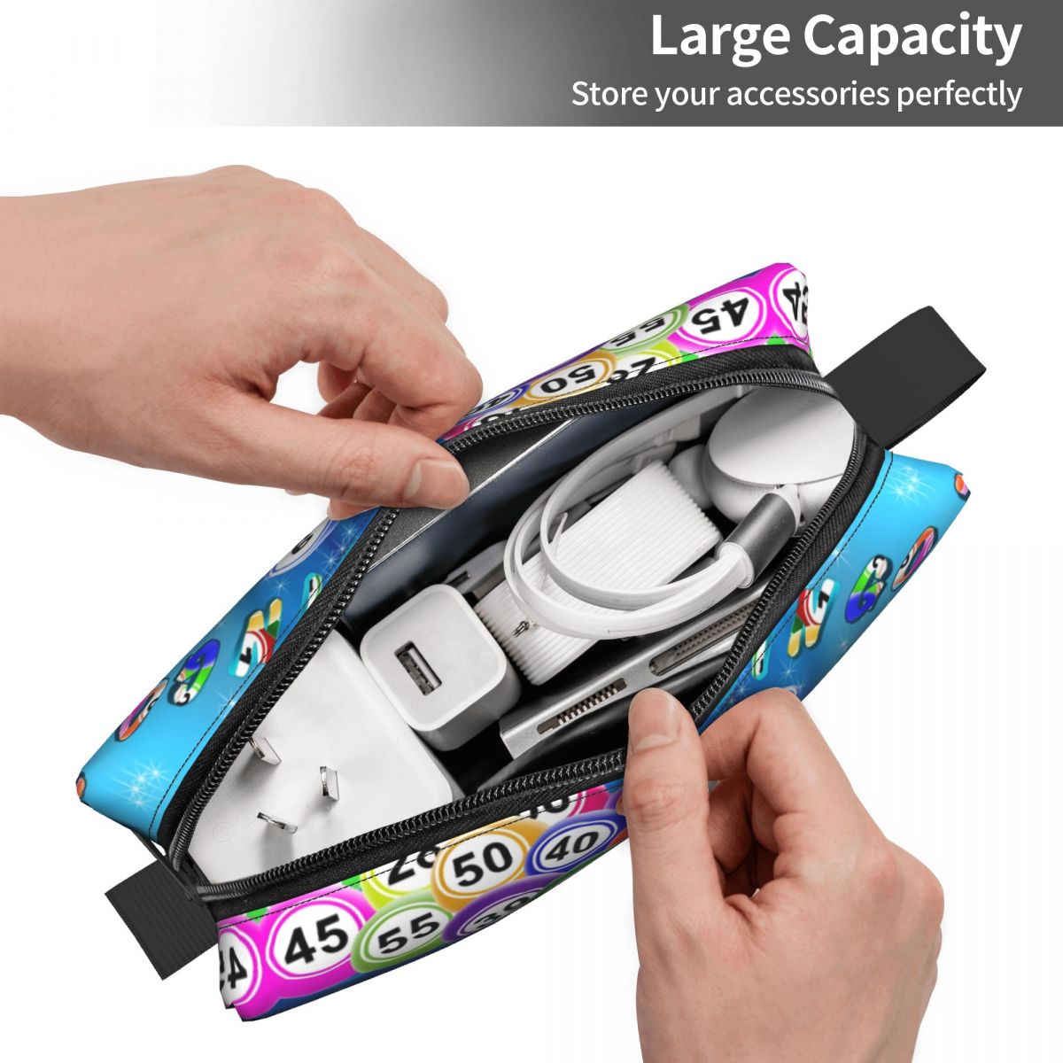 Bolsa de artículos de tocador  - Beauty Makeup Game reseña y precio