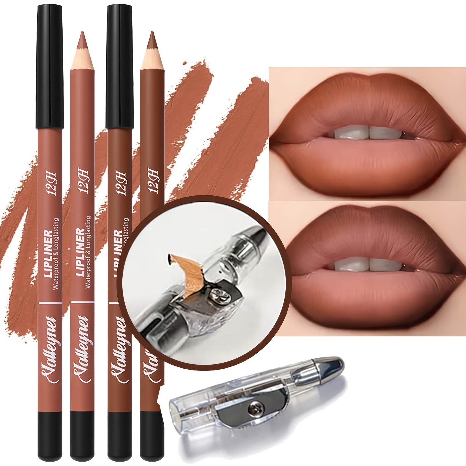 2 delineadores de labios + 1 s - Lip Liner Pencil reseña y precio