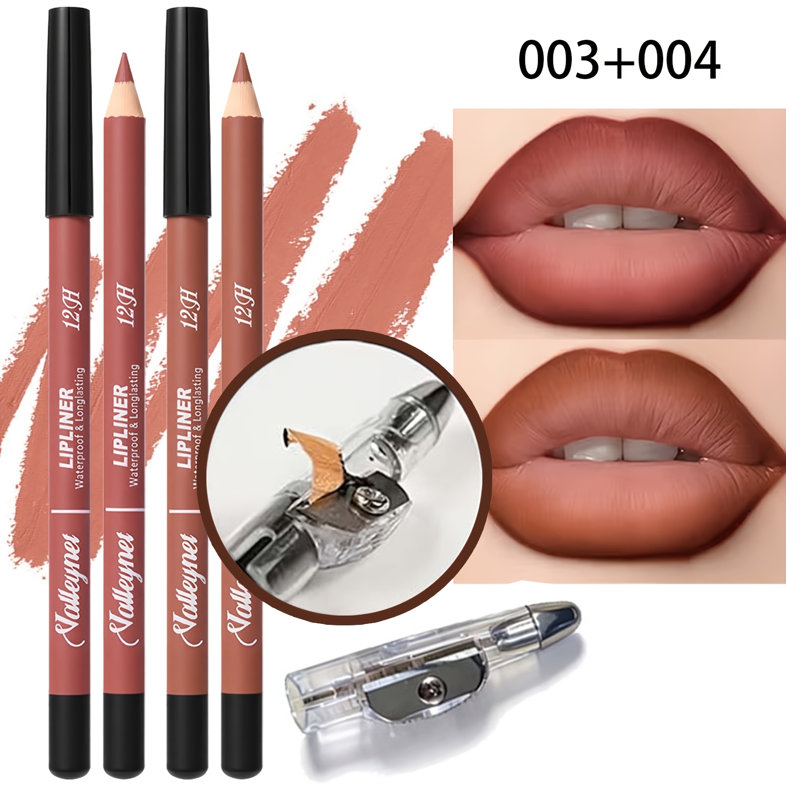 2 delineadores de labios + 1 s - Lip Liner Pencil reseña y precio