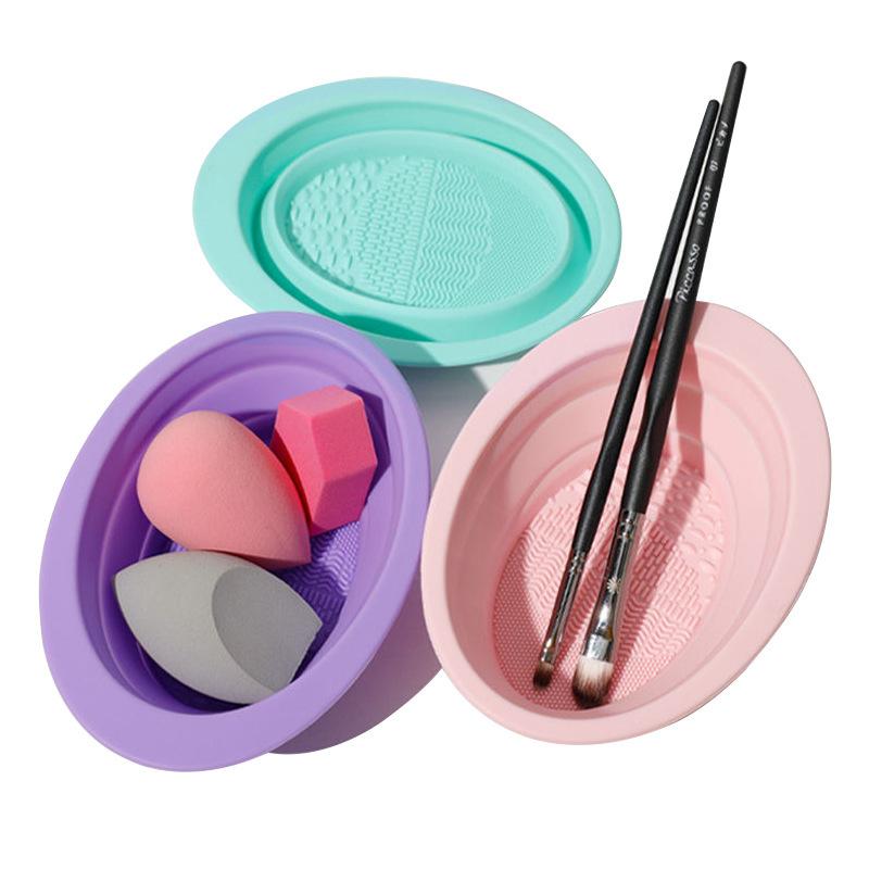 Cuenco de limpieza plegable pa - Beauty Makeup Kit reseña y precio