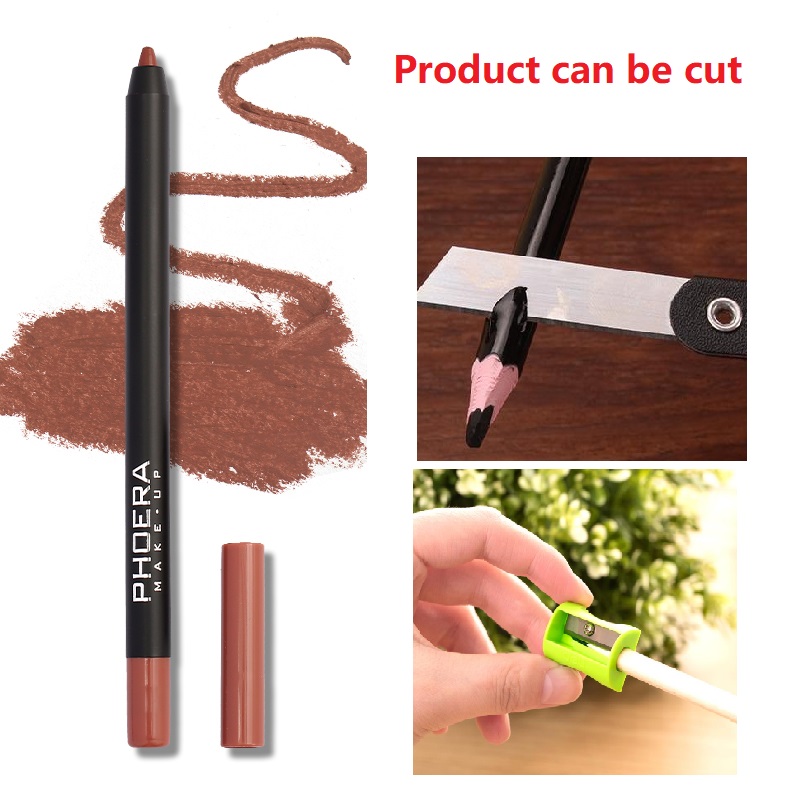 Lápiz labial de 13 colores, lá - Lip Liner Pencil reseña y precio