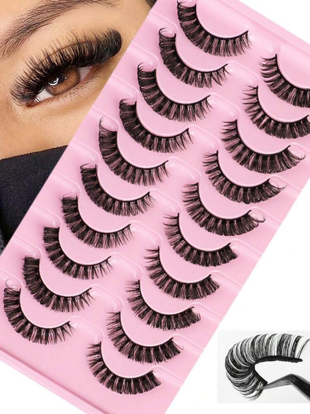 Kit de Pestañas Postizas Rusas - Beauty Makeup Bar reseña y precio