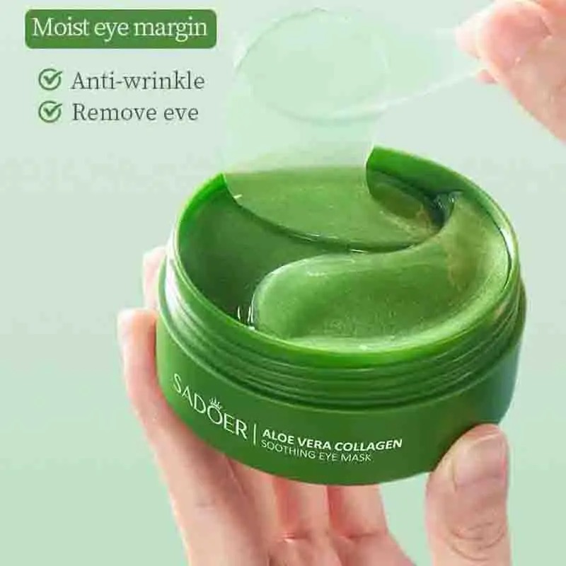 Mascarilla de colágeno de Aloe - Collagen Eye Patch reseña y precio