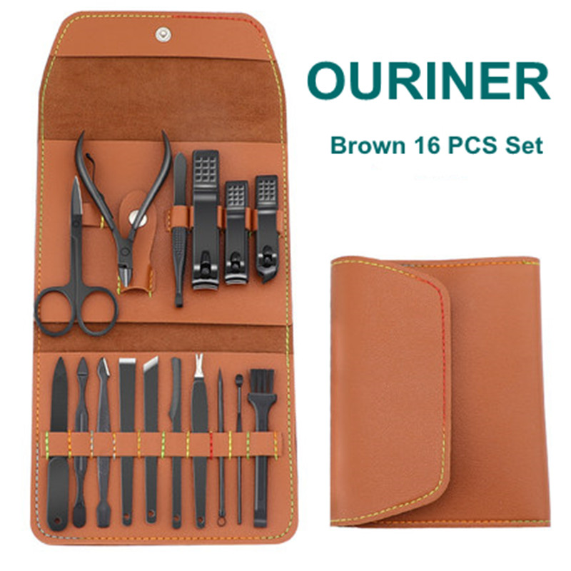 Juego de cortaúñas marrones de - Beauty Makeup Tools Set reseña y precio