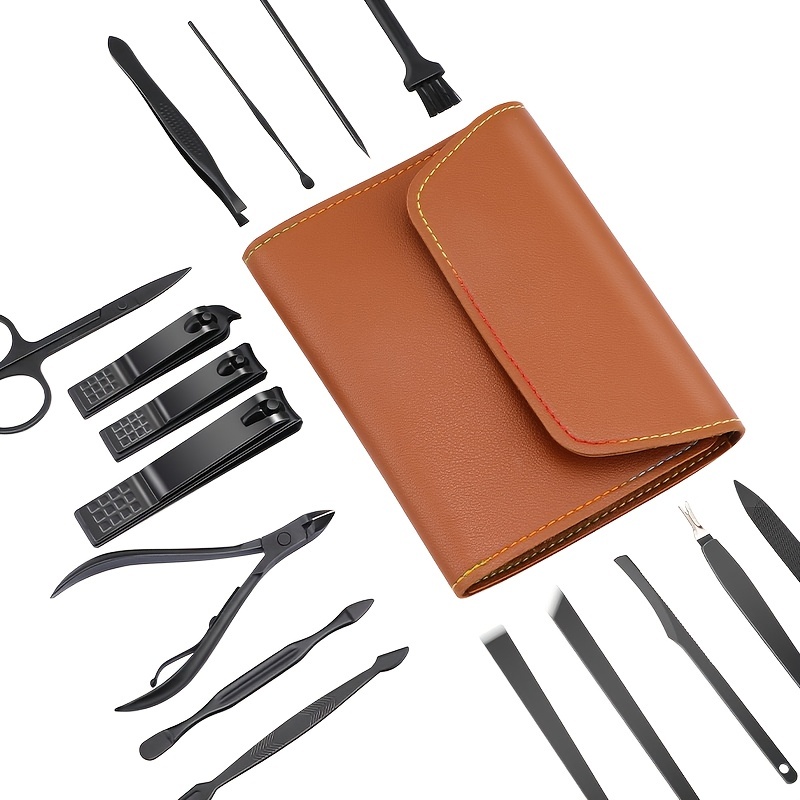 Juego de cortaúñas marrones de - Beauty Makeup Tools Set reseña y precio