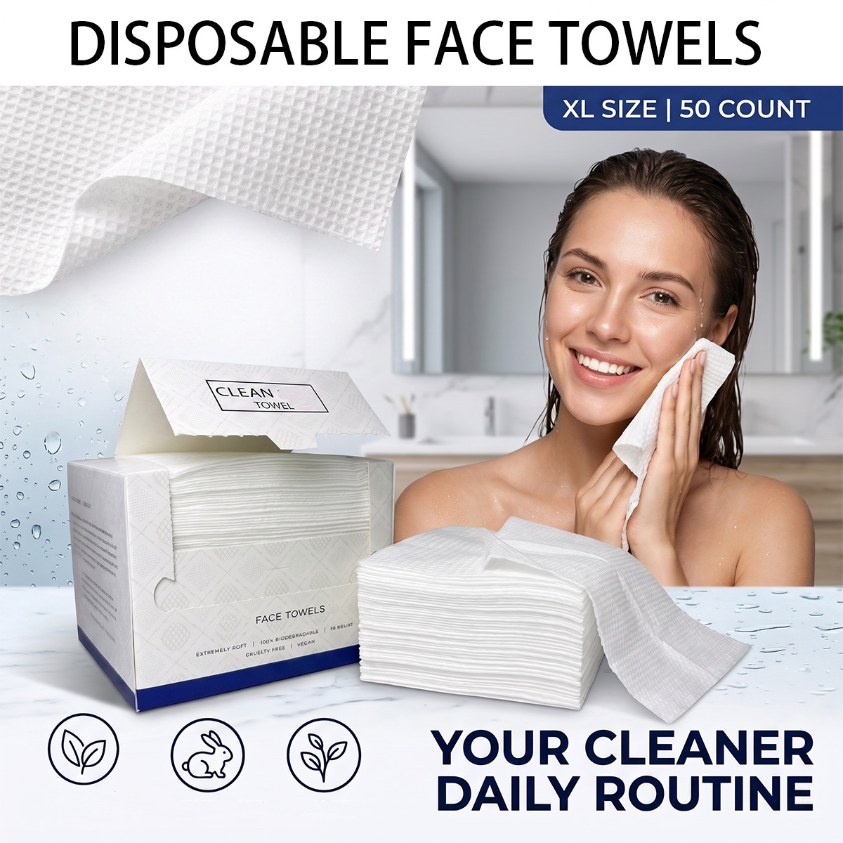 Paquete de 50 Toallitas Facial - Beauty Makeup Kit reseña y precio