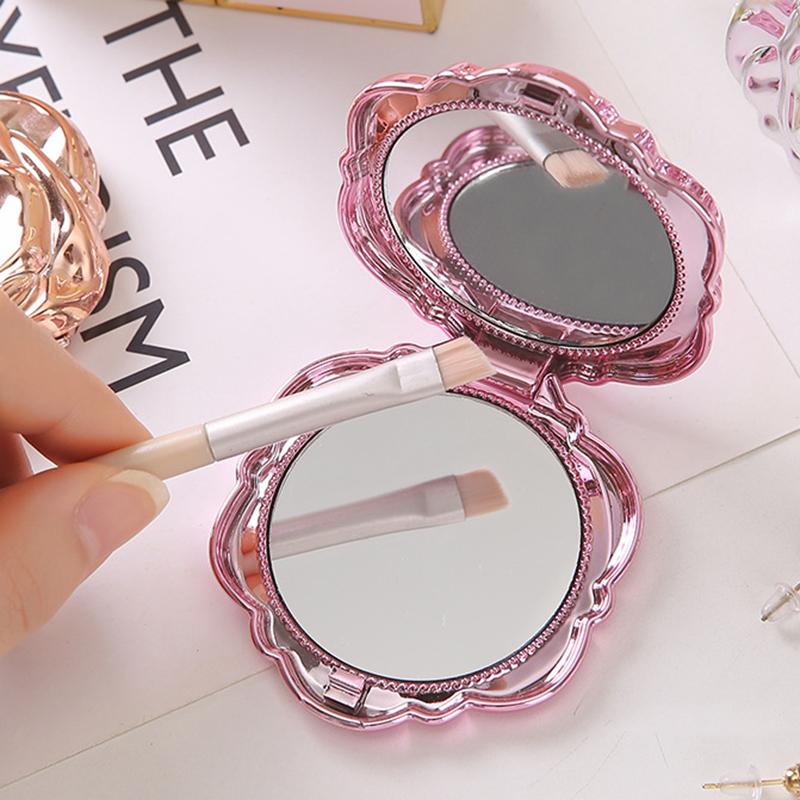 Mini espejo portátil Retro con - Beauty Rose Makeup reseña y precio