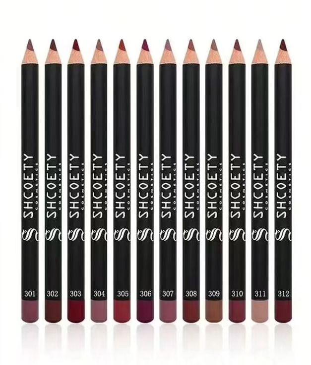 SHCOETY Juego de 12 lápices la - Lip Liner Pencil reseña y precio