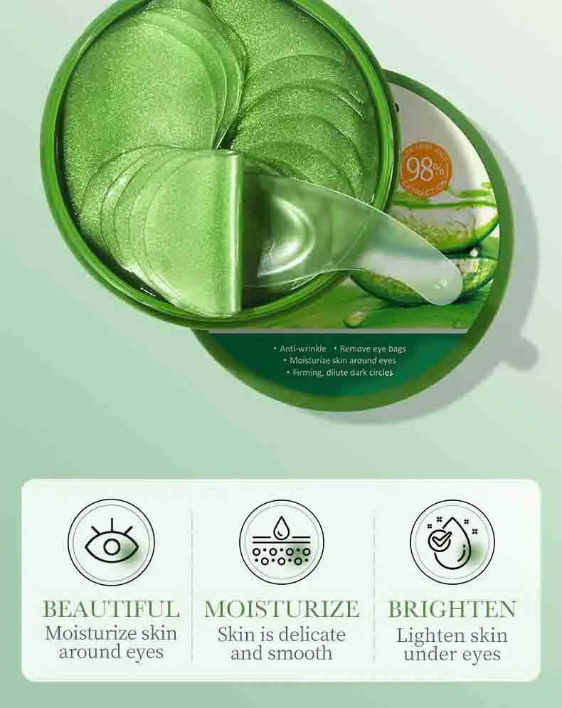 Mascarilla de colágeno de Aloe - Collagen Eye Patch reseña y precio