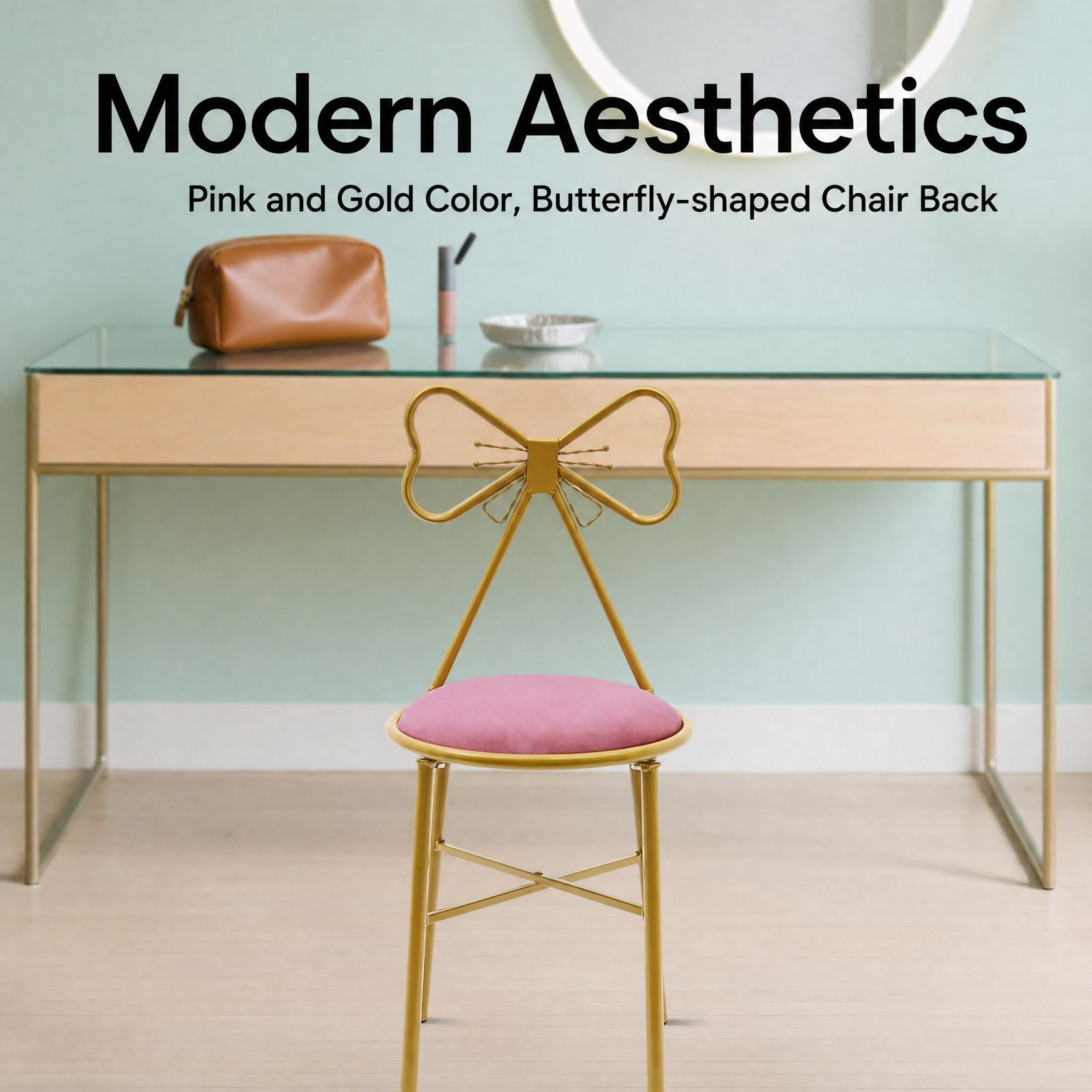 Silla de tocador con respaldo  - Beauty Makeup Chair reseña y precio