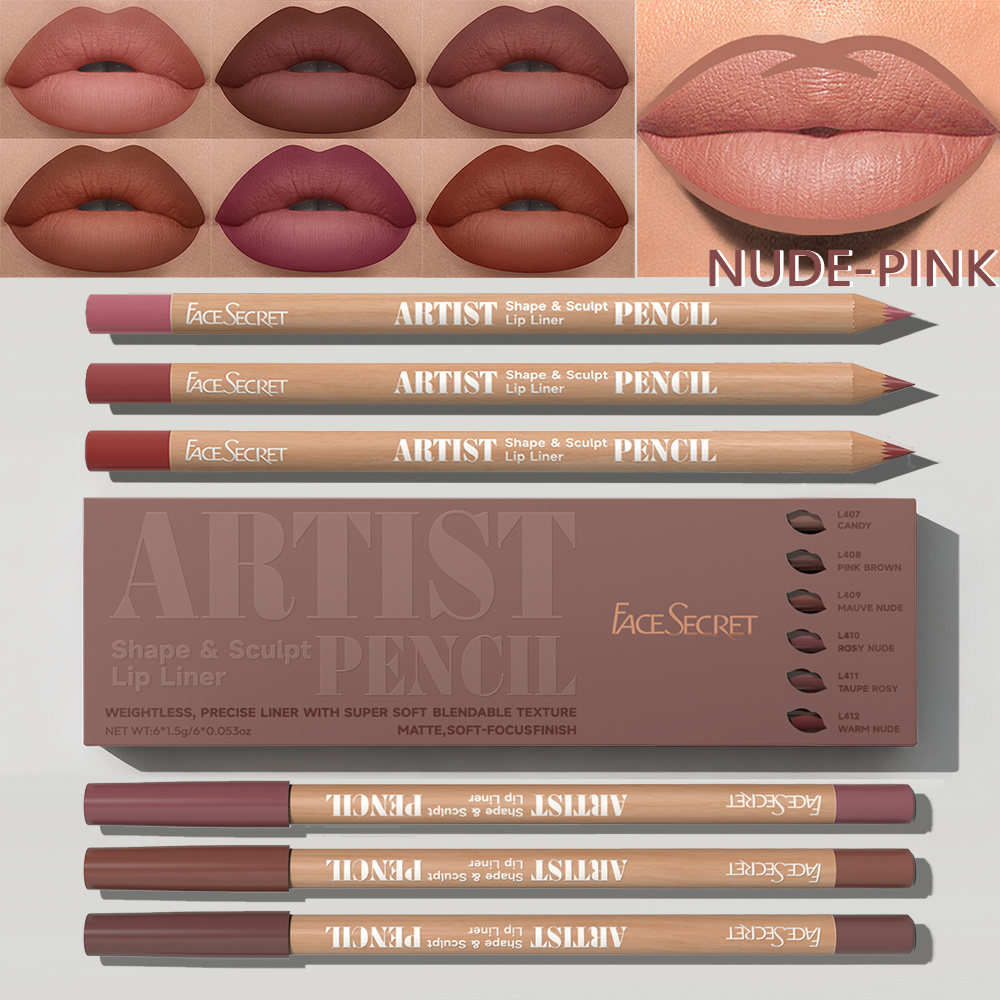 Juego de 6 uds de delineador d - Lip Liner Pencil reseña y precio