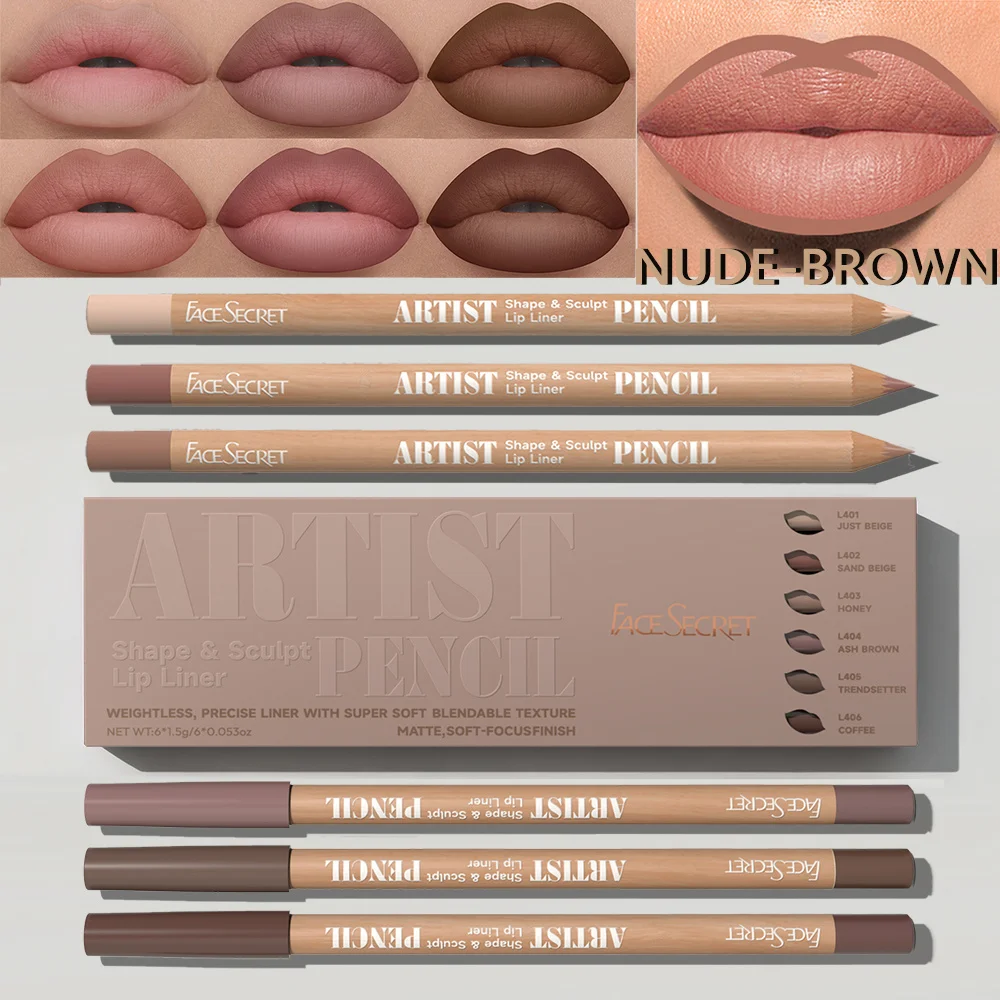 Juego de 6 uds de delineador d - Lip Liner Pencil reseña y precio