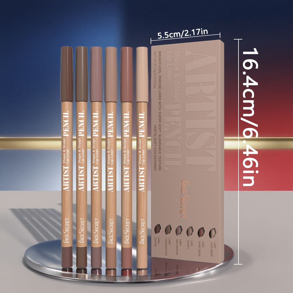 Juego de 6 uds de delineador d - Lip Liner Pencil reseña y precio