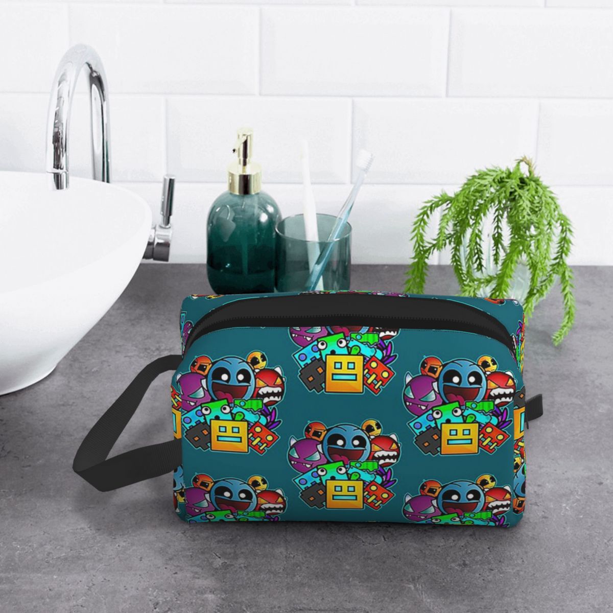 Bolsa de maquillaje Geometry D - Beauty Makeup Game reseña y precio