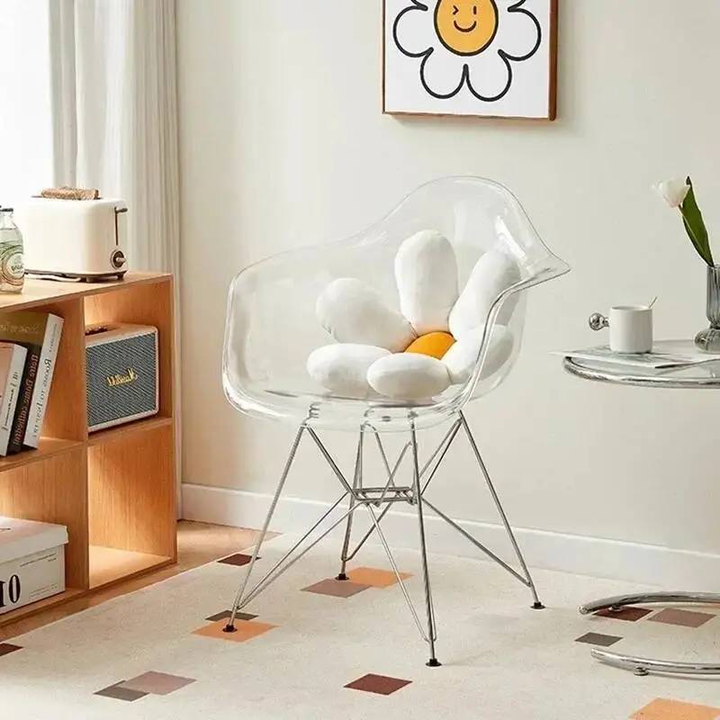 Silla de comedor transparente  - Beauty Makeup Chair reseña y precio