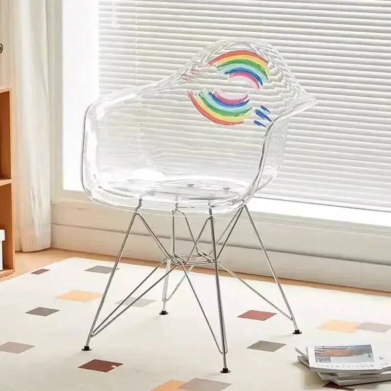 Silla de comedor transparente  - Beauty Makeup Chair reseña y precio
