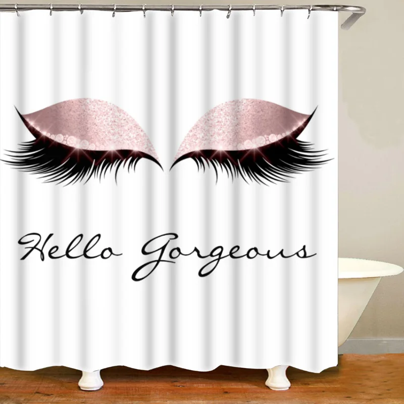 Cortinas de Ducha con Diseño d - Beauty Rose Makeup reseña y precio