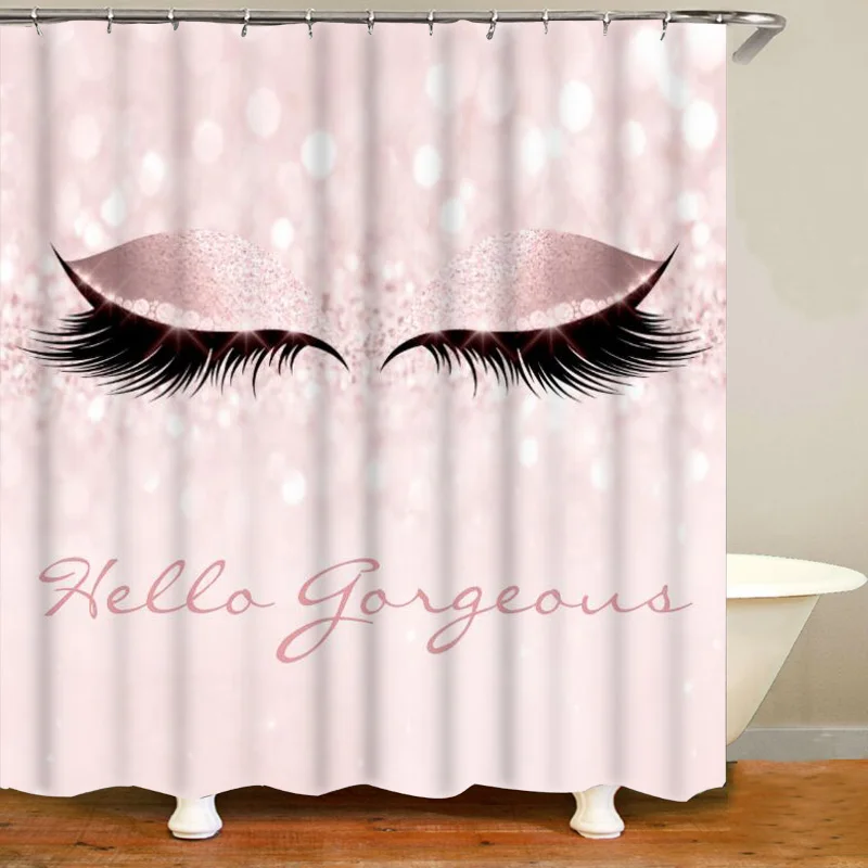Cortinas de Ducha con Diseño d - Beauty Rose Makeup reseña y precio